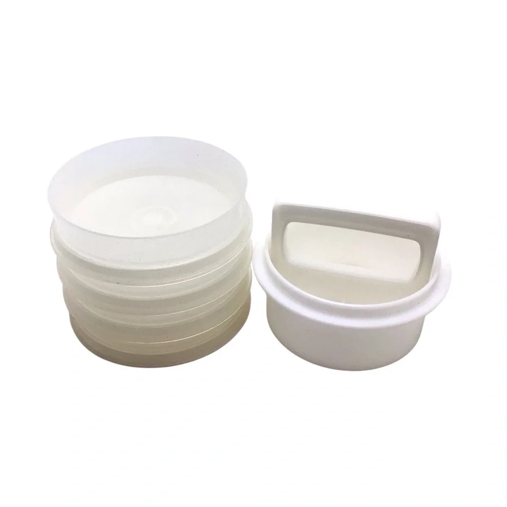 Vintage Tupperware Hamburger Press Keeper Set 882 883 884 Patty Mold No Lid